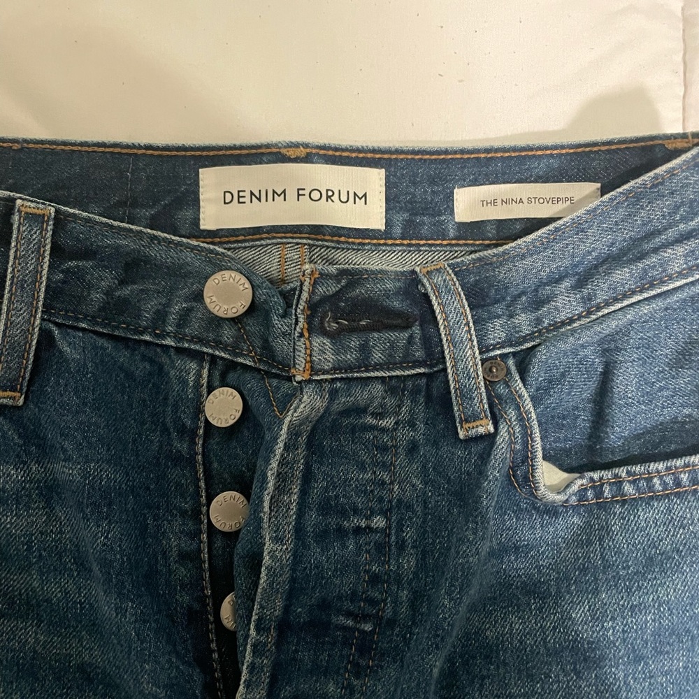 Denim forum (Aritzia) brand high waisted jeans